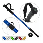 Baston Trekking Senderismo 3 Tramos Mango Recto Antishock