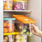 Caja Organizadora Para Refrigerador Con Tapa Y Mango Color