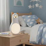 Maquina Ruido Blanco D Alpaca + Altavoz Con Lampara Bebe Blanco