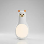 Maquina Ruido Blanco D Alpaca + Altavoz Con Lampara Bebe Blanco