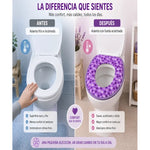 Cubre Asiento Funda Lavable Cálida Inodoro Taza Wc Baño