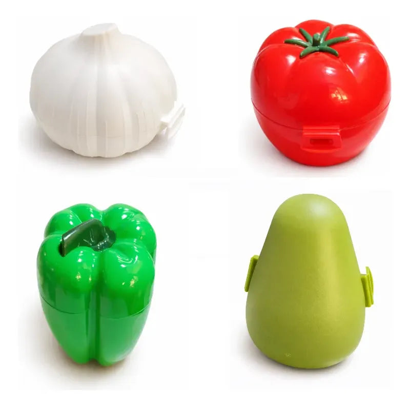 Set 4 Contenedores Conservación Frutas Verduras Refrigerador Varios