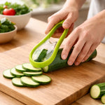 Cortador De Palta Rebanador Multifuncional 3 En 1 De Palta Verde