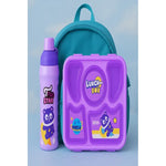 Set Lonchera Taper + Botella Para Jugo Colacion Infantil
