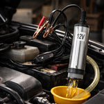 Bomba Extractora De Agua Y Aceite Eléctrica Portátil De 12 V