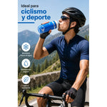 Botella De Agua Cooler Termico Bicicleta Frio/calor 700ml Azul