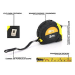 Cinta Métrica 5m/25mm Huincha Medir Retráctil Tipo Goma X6