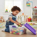 Caja De Plastico Organizadora 14 Litrs Con Broche Vitalplast