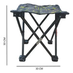 Taburete Plegable Silla Portátil Camping Piso De Acampar  Camuflaje