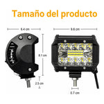 Foco Neblinero Auxiliar Led 60 Watts Autos Camionetas Negro