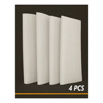 Set De 4 Sacos Vacios De Rafia De Polipropileno 83×55 Cm 50k Blanco