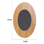Pack 6 Posavasos De Madera Elegantes Con Aislamiento Termico