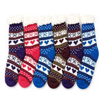 Pack 2 Par Calcetines Chiporro Mujer Térmicos Antideslizante Varios Lazos Y Corazones 37-41