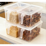 4 Caja Organizadora Para Refrigerador Cocina Transparente Transparente