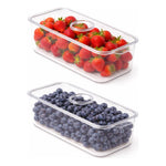 Organizador Para Refrigerador De Cocina Contenedor Con Tapa Transparente