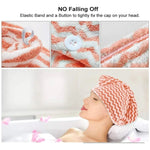 Toalla Para Pelo Turbante Microfibra Secar Cabello Color X3