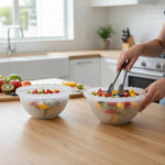 X2 Bowl Ensaladera De Plastico Recipiente Multiuso De 6litro Transparente