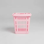 Canasto De Plastico Para Ropa Sucia Con Tapa Cesto 45litros Rosa 45 Litros