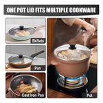 Tapa De Vidrio Para Olla Sarten 18 Cm Utensilio Cocina