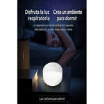 Maquina Ruido Blanco Para Bebe Con Luz Nocturna Sueño Bebe Blanco