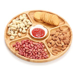 Tabla  Para Servir Aperitivos Y Picoteo Bambú Picnic