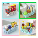 Cesta Canasto  Organizadora Multiuso Plástica Cocina Y Baño