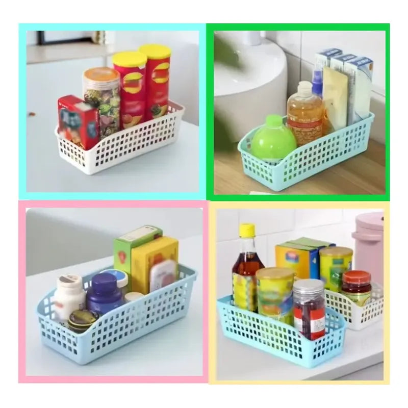 Cesta Canasto  Organizadora Multiuso Plástica Cocina Y Baño