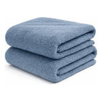 Toalla De Baño Microfibra Alta Absorcion Secado Rapido Azul