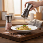 Set 2 Molinillos De Sal Y Pimienta Gourmet Acero Inoxidable