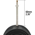 Camara Bicicleta 700x35c 60v  Valvula Francesa Presta Presta Negro