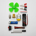 Kit Experimento Cientifico Luz Ventilador Circuito Elctrico