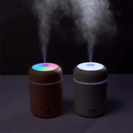 Difusor Aroma Luz Led 300 Ml Humificador Aceites En Aire Blanco