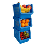 X3 Organizador Gaveta Multiuso Apilable Ventilado Kendy