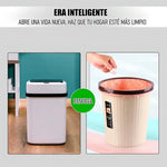 Basurero Con Sensor Automatico Inteligente Impermeable 13l Blanco