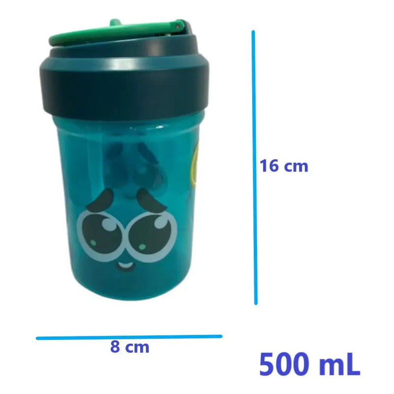 Botella Redonda Intensamente 500 Ml Emociones