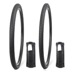 X2 Neumáticos + 2 Camaras Bicicleta Aro 29 X 2.125 Plegables Negro