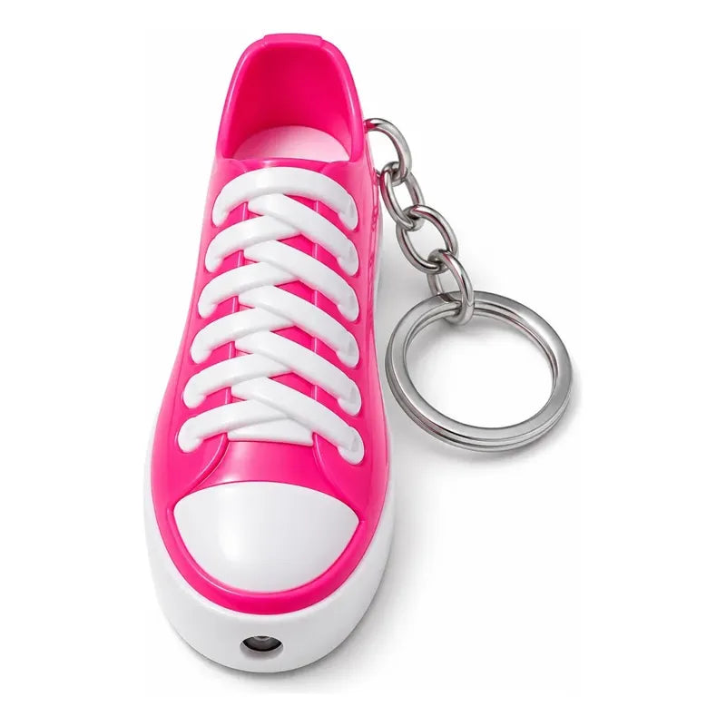 Encendedor Llavero Forma De Zapatilla Recargable Portátil Rosa Chicle