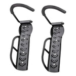 X2 Soporte Porta Bicicleta Para Muralla Colgador Color Negro Negro