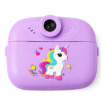 Camara Infantil Digital Fotofrafica Imprension Instantanea Violeta