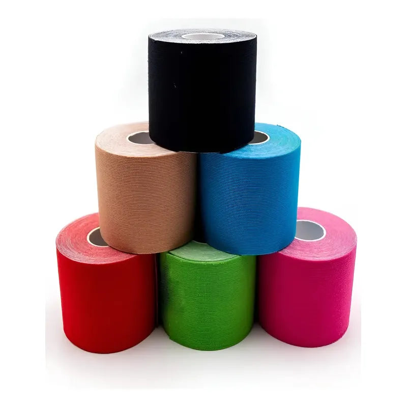 Cinta Tape Kinesiológica Tape Kinesiotape Adhesiva5 X 5 Cm  Variado