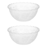 X2 Bowl Ensaladera De Plastico Recipiente Multiuso De 9litro