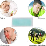 Parche Gel Frio Para Bajar Fiebre Adultos Y Niños 12x5 Cm
