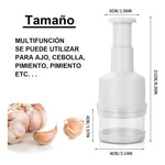 Picadora Manual Prensa De Mano Para Ajo Cebolla Pimiento