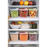 X3 Contenedores Herméticos Para Cereales Y Frutas Plastico