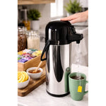 Termo Sifon Acero Inoxidable Vidrio 1.9ltrs Frio Caliente Acero