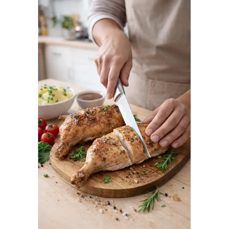 Cuchillo Cocina 28 Cm Acero Inoxidable Multiuso Ergonomico