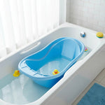 Bañera Tina Anatómica Bebes Celeste/rosada Color Celeste Liso