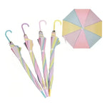 Paraguas De Niñas Paraguas Infantiles Lluvia 90cm Sombrilla Color Celeste Diseño De La Tela Colores