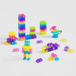 Bloques De Goma Magico De Construcción Sensorial 40 Piezas 40 Legos De Goma