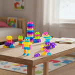 Bloques De Goma Magico De Construcción Sensorial 40 Piezas 40 Legos De Goma